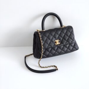 (SOLD) genuine (like-new) Chanel small coco handle bag