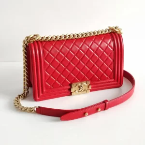 (SOLD) genuine pre-owned Chanel old-medium boy bag