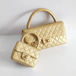 (SOLD) genuine pre-owned Chanel 1990s vintage twin flap bags