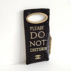 (SOLD) genuine pre-owned Chanel DO NOT DISTURB minaudiue clutch