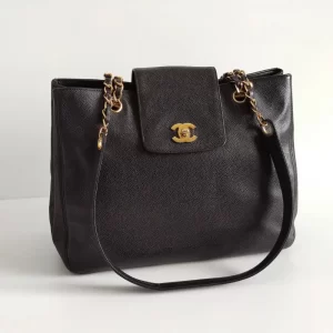 (SOLD) genuine pre-owned Chanel vintage supermodel tote