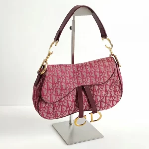(SOLD) genuine pre-owned Dior vintage double saddle bag