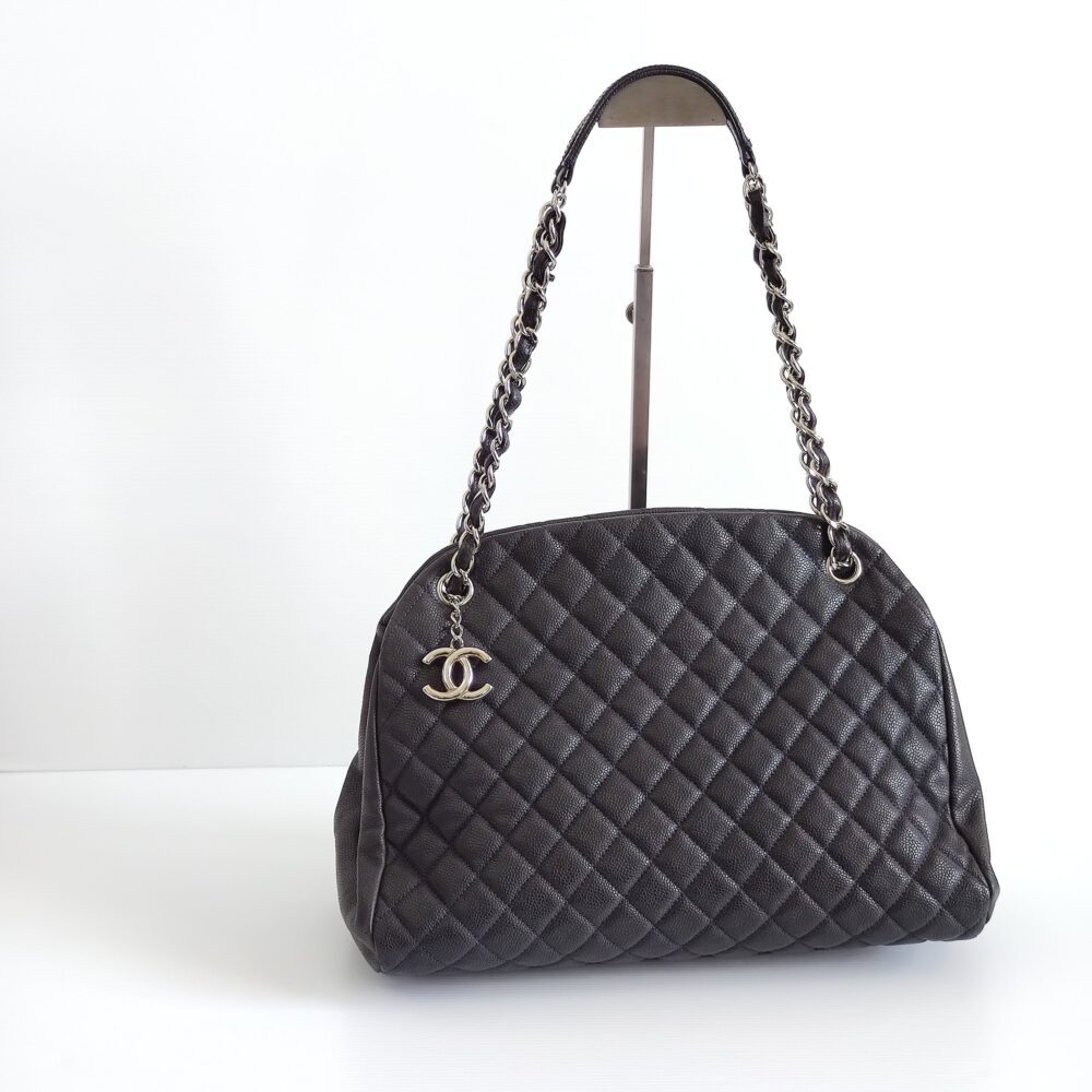 (SOLD) genuine pre-owned Chanel large mademoiselle bowling bag