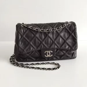 (SOLD) genuine pre-owned Chanel braid stitch seasonal classic flap