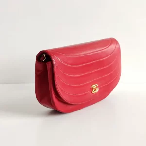 (SOLD) genuine pre-owned Chanel vintage half-moon bag