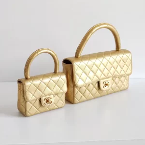 (SOLD) genuine pre-owned Chanel 1990s vintage twin flap bags
