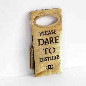 (SOLD) genuine pre-owned Chanel DO NOT DISTURB minaudiue clutch