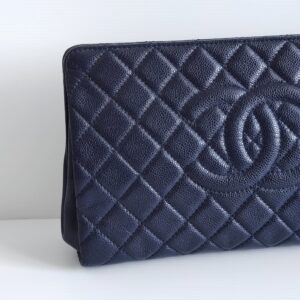 (SOLD) genuine (like-new) Chanel timeless CC frame clutch