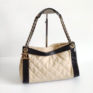 (SOLD) genuine pre-owned Chanel “In the Mix” two-tone tote
