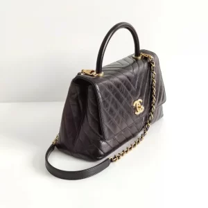 (SOLD) genuine pre-owned Chanel medium coco handle bag