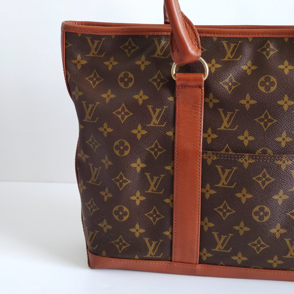 Authentic Louis Vuitton Shoulder Bag Sac Shopping Monogram Used LV Handbag  Vinta