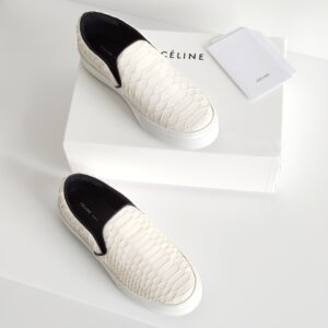 genuine (unworn) Celine python slip-on sneakers
