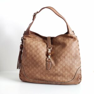 (SOLD) genuine (like-new) Gucci large jackie bamboo bag