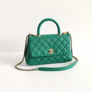 (SOLD) genuine (like-new) Chanel small coco handle