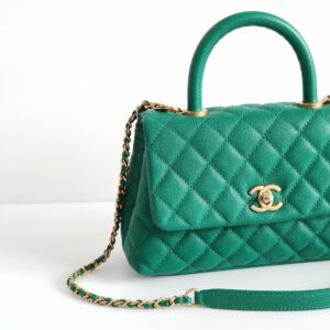 (SOLD) genuine (like-new) Chanel small coco handle