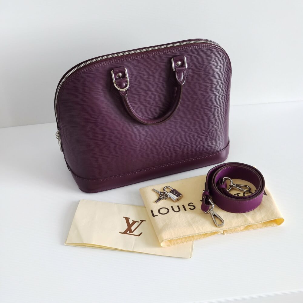 Louis Vuitton - Alma PM Epi Leather Cassis