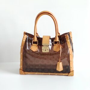 (SOLD) – genuine pre-owned Louis Vuitton ambre vinyl neo cabas