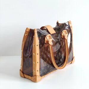 (SOLD) – genuine pre-owned Louis Vuitton ambre vinyl neo cabas