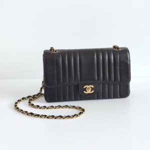 (SOLD) genuine pre-owned Chanel 1990s vintage mademoiselle line flap