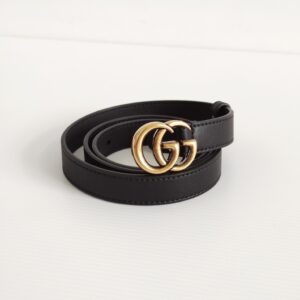 (SOLD) genuine (like-new) Gucci GG marmont slim belt