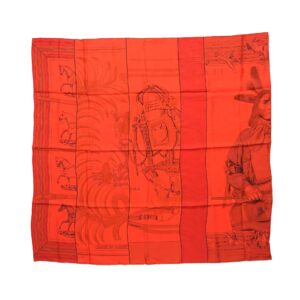 (SOLD) genuine (NEW) Hermès dip-dye scarf 90 “Carre En Carres”