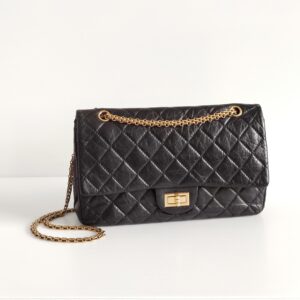 (SOLD) genuine pre-owned Chanel black 2.55 reissue flap (size 227)