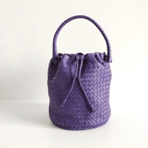 (SOLD) genuine (like-new) Bottega Veneta small drawstring bucket bag