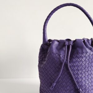 (SOLD) genuine (like-new) Bottega Veneta small drawstring bucket bag
