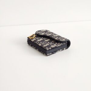 (SOLD) genuine (like-new) Dior saddle 5-gusset card holder