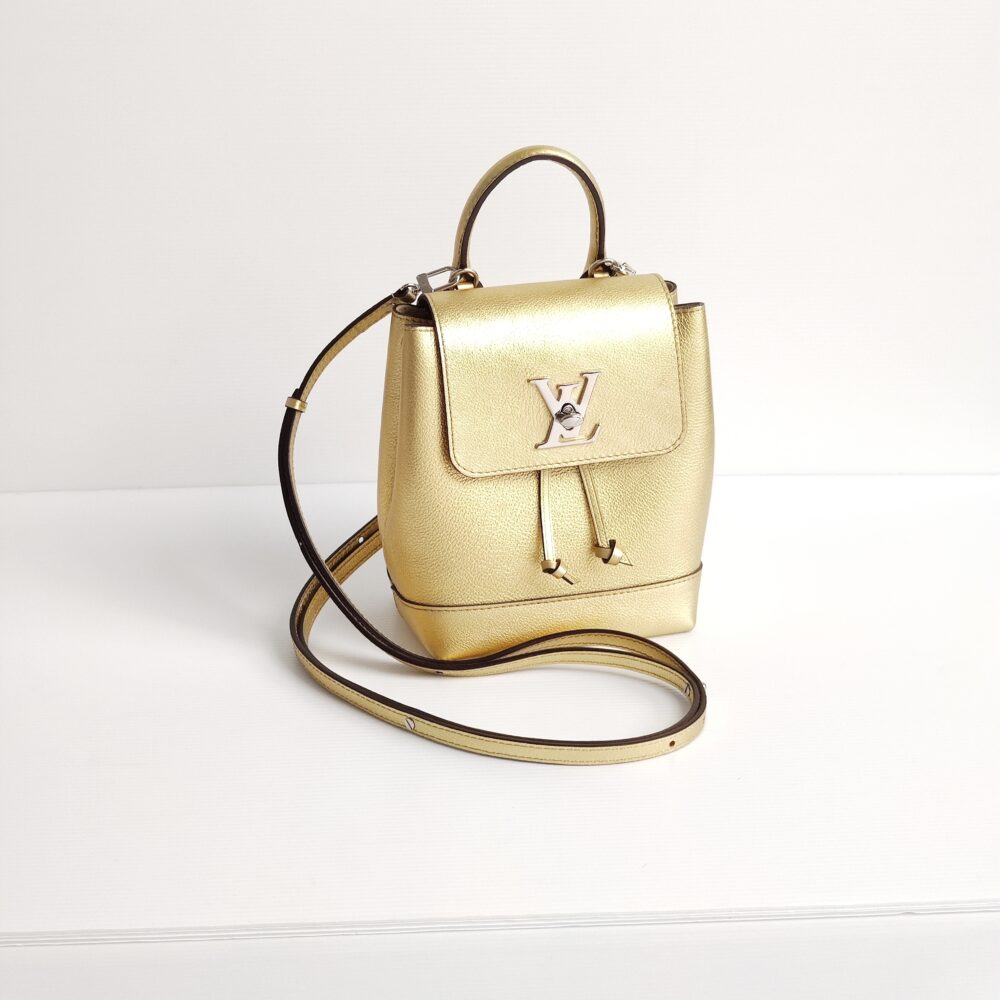 genuine pre-owned Louis Vuitton mini lockme backpack – Deluxe Life