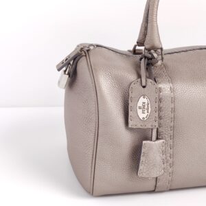 (SOLD) genuine pre-owned Fendi selleria leather boston 30 bag