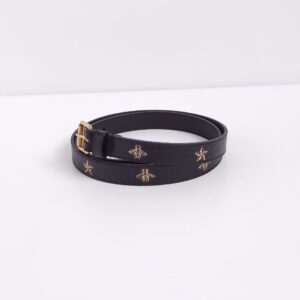 genuine (like-new) Gucci bees and stars narrow belt (size 85)