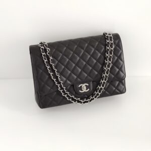 genuine (like-new) Chanel maxi classic flap