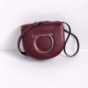 (SOLD) genuine (unused) Ferragamo vela saddle bag