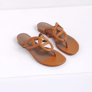 genuine (NEW) Hermès chaine d’ancre sandals (38.5)