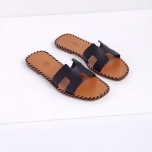 genuine (like-new) Hermès braided oran sandals (38.5)