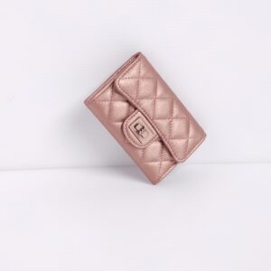 genuine (NEW) Chanel 2.55 rose gold card holder