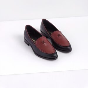 (SOLD) genuine (NEW) Chanel two-tone CC loafers (36)