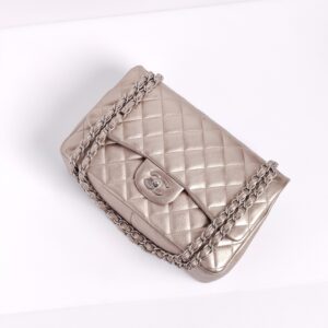 (SOLD) genuine pre-owned Chanel rose gold jumbo classic flap