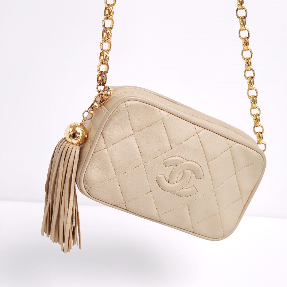 chanel gold crossbody bag