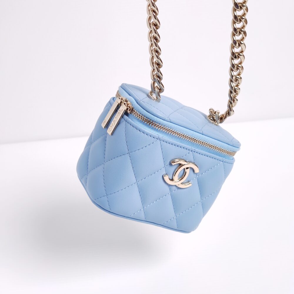 Chanel Mini Vanity Bag in Cobalt Blue – LuxuryPromise