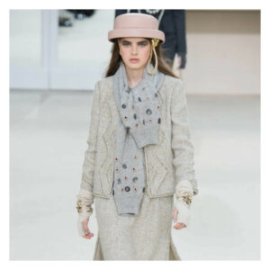 genuine (like-new) Chanel fantasy tweed jacket (size 36)