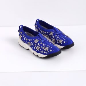 genuine (unworn) Dior flowers embroidery fusion sneakers (38)