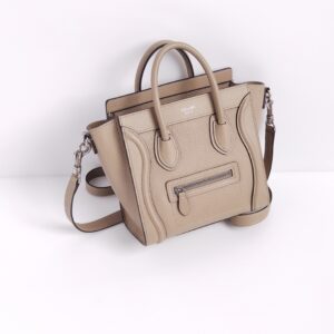 genuine (almost-new) Celine nano luggage bag – dune