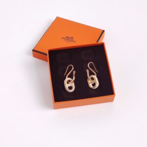 (SOLD) genuine (NEW) Hermès O’Maillon earrings