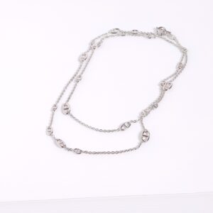 (SOLD) genuine pre-owned Hermès farandole long necklace 160