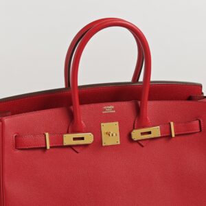(SOLD) genuine pre-owned Hermès birkin 35 – rouge casaque
