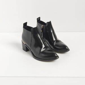 (SOLD) genuine pre-owned Louis Vuitton black leather ankle boots (37.5)