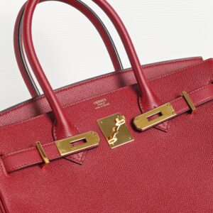 (SOLD) genuine (almost-new) Hermès birkin 30 – rouge grenat