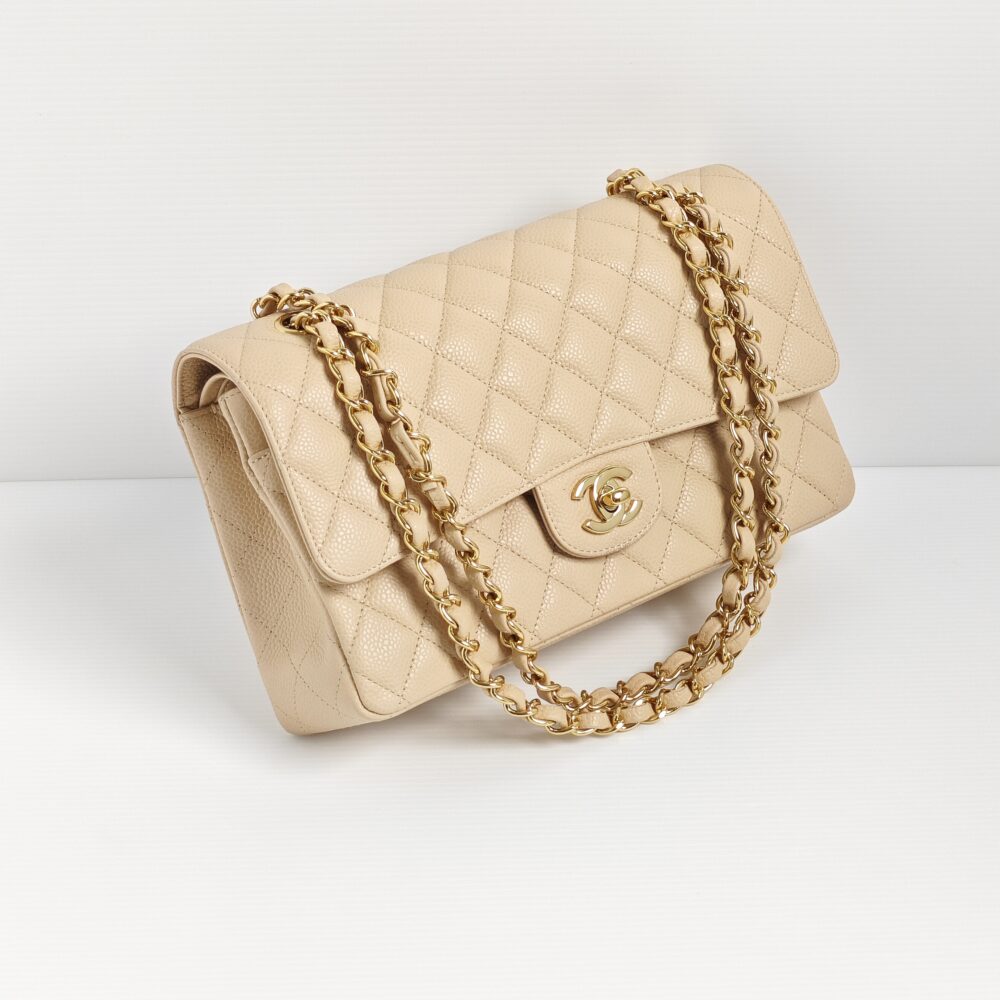 Sold Chanel Timeless/ Classic Flap Medium Gold